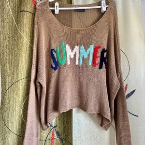 Wooden Ships Summer Knit Sweater